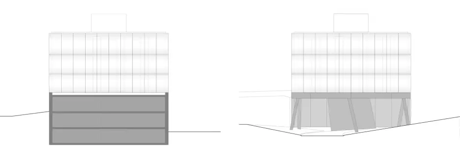 C88 HP Ost und Westfassade