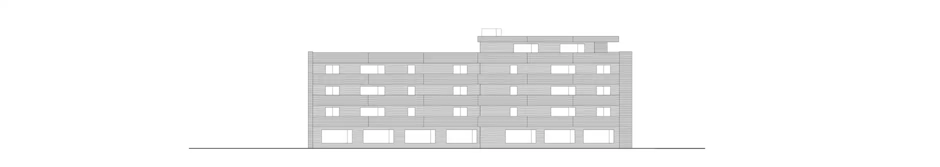 D25 HP Haus B Fassade Nord
