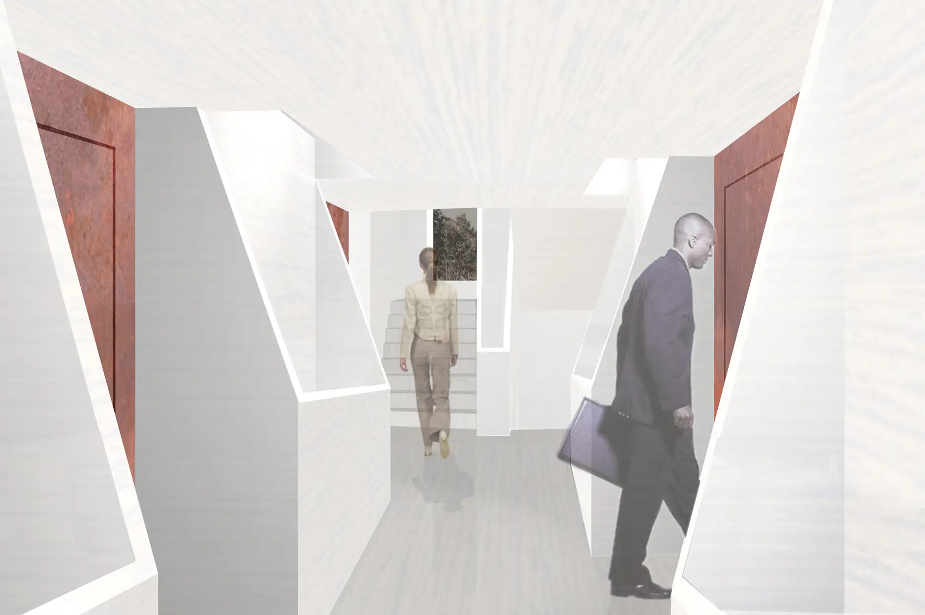 D74 Visualisierung Innen Flur