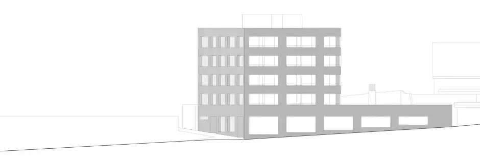 E01 B HP Fassade Nordwest