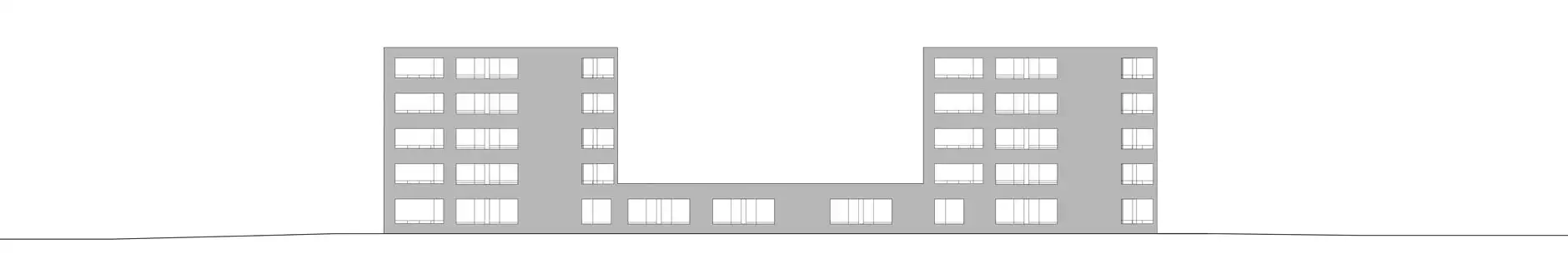 E05 B HP Fassaden Süd Häuser D E