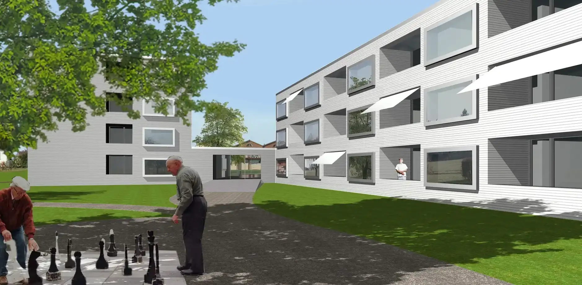 E12 Visualisierung Aussen Hoffassade 02