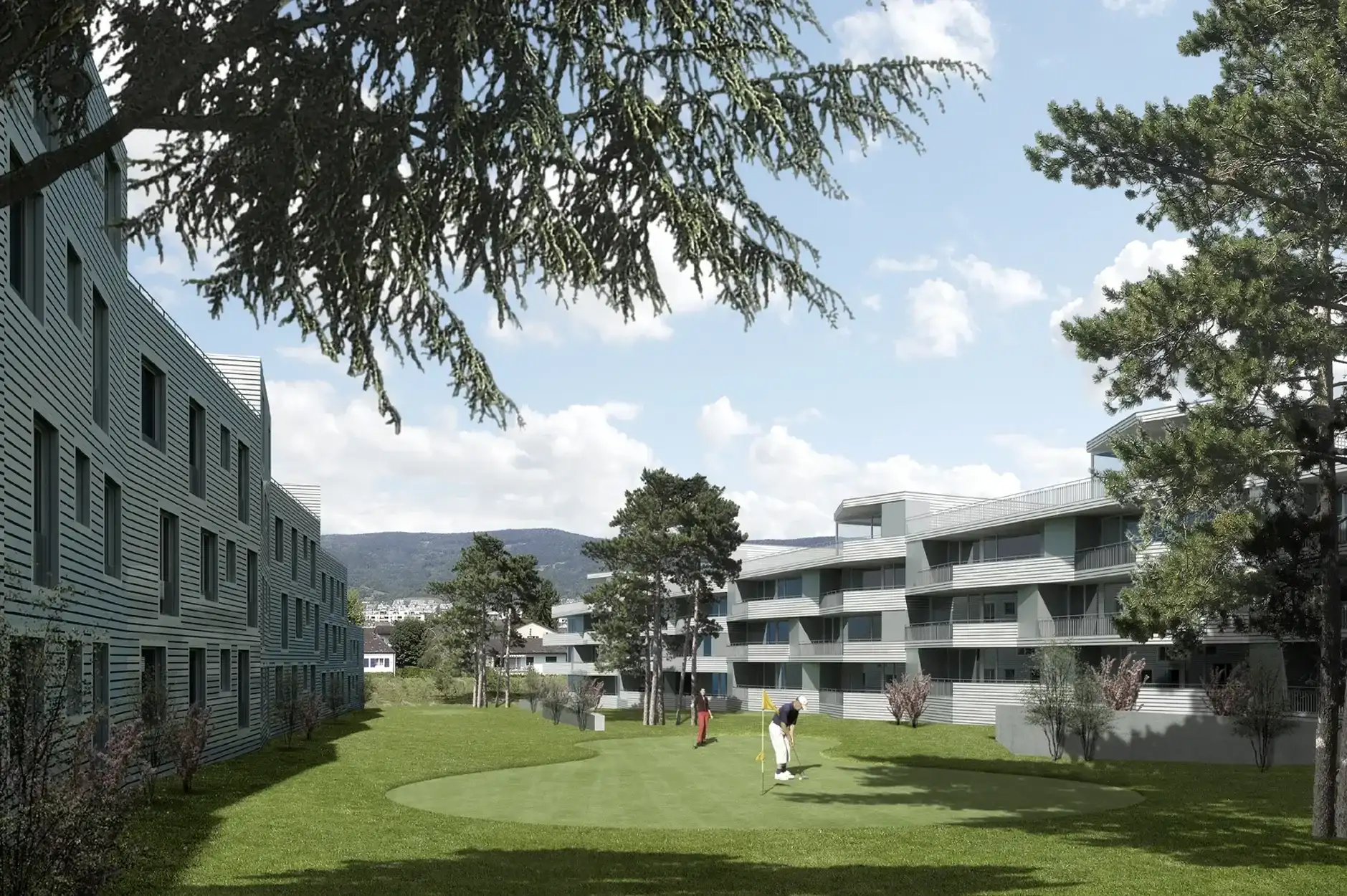 E28 Foto Aussen Hoffassade