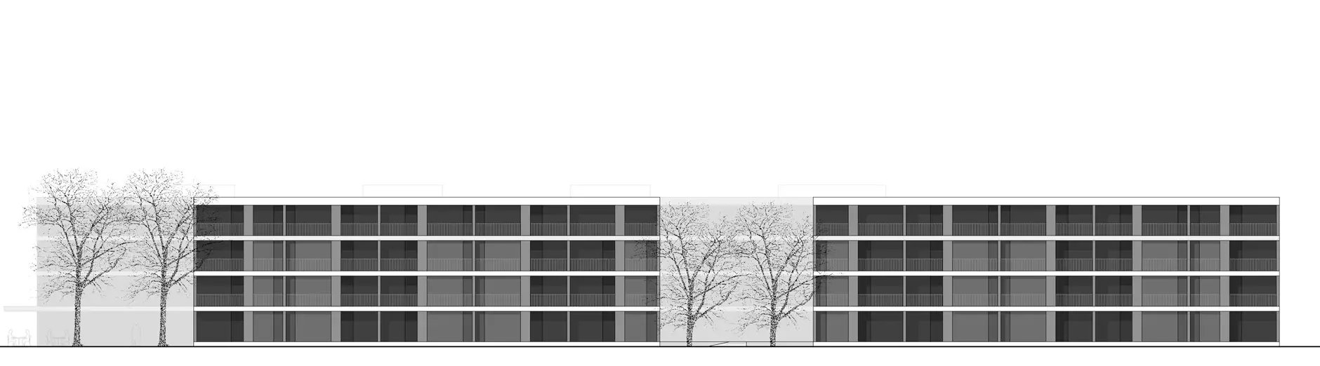 E61 HP Fassade Süd