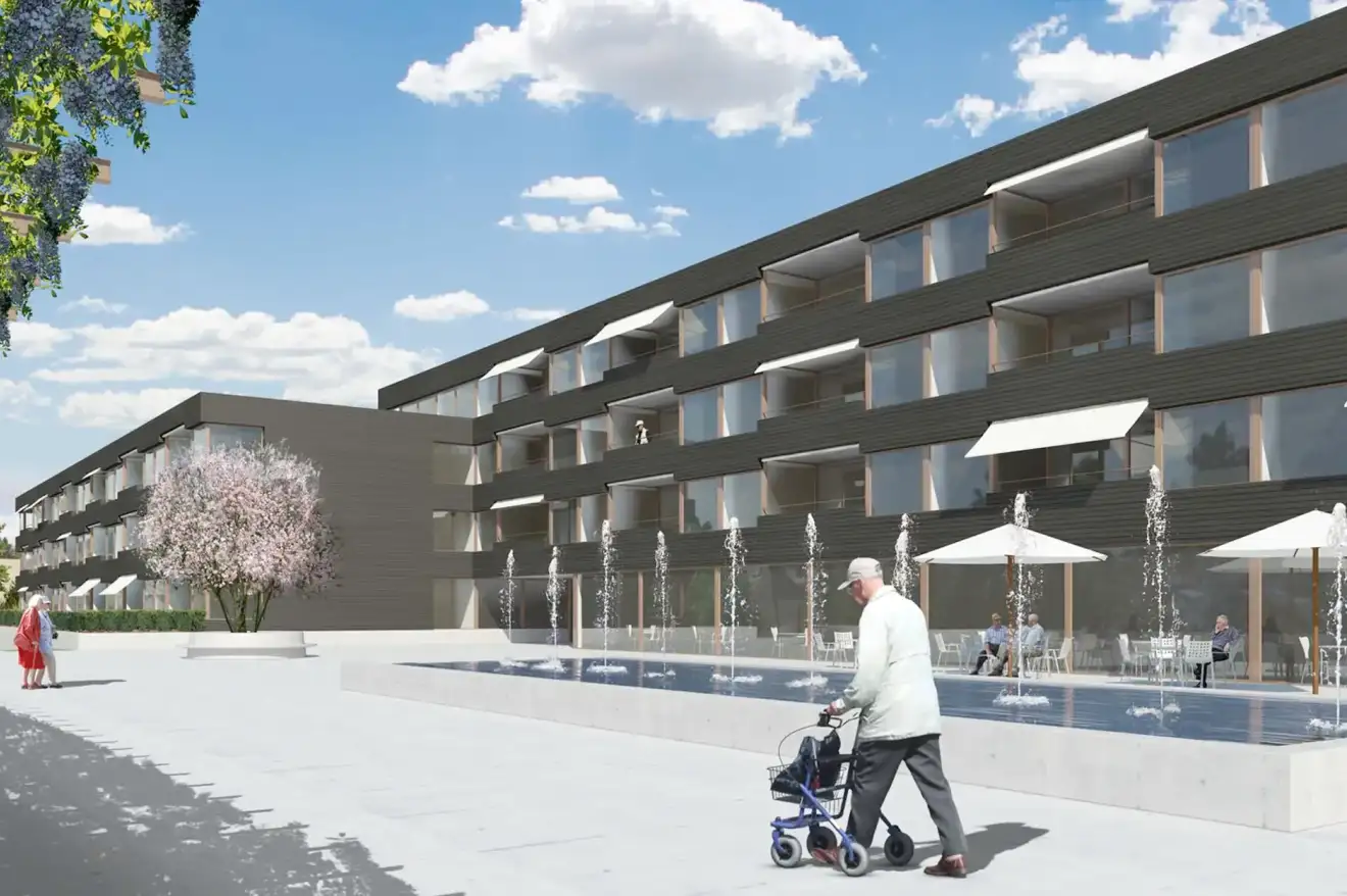 E62 Visualisierung Aussen Fassade Süd