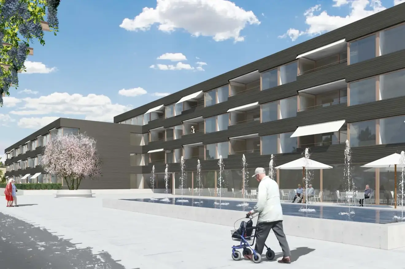 E62 Visualisierung Aussen Fassade Süd