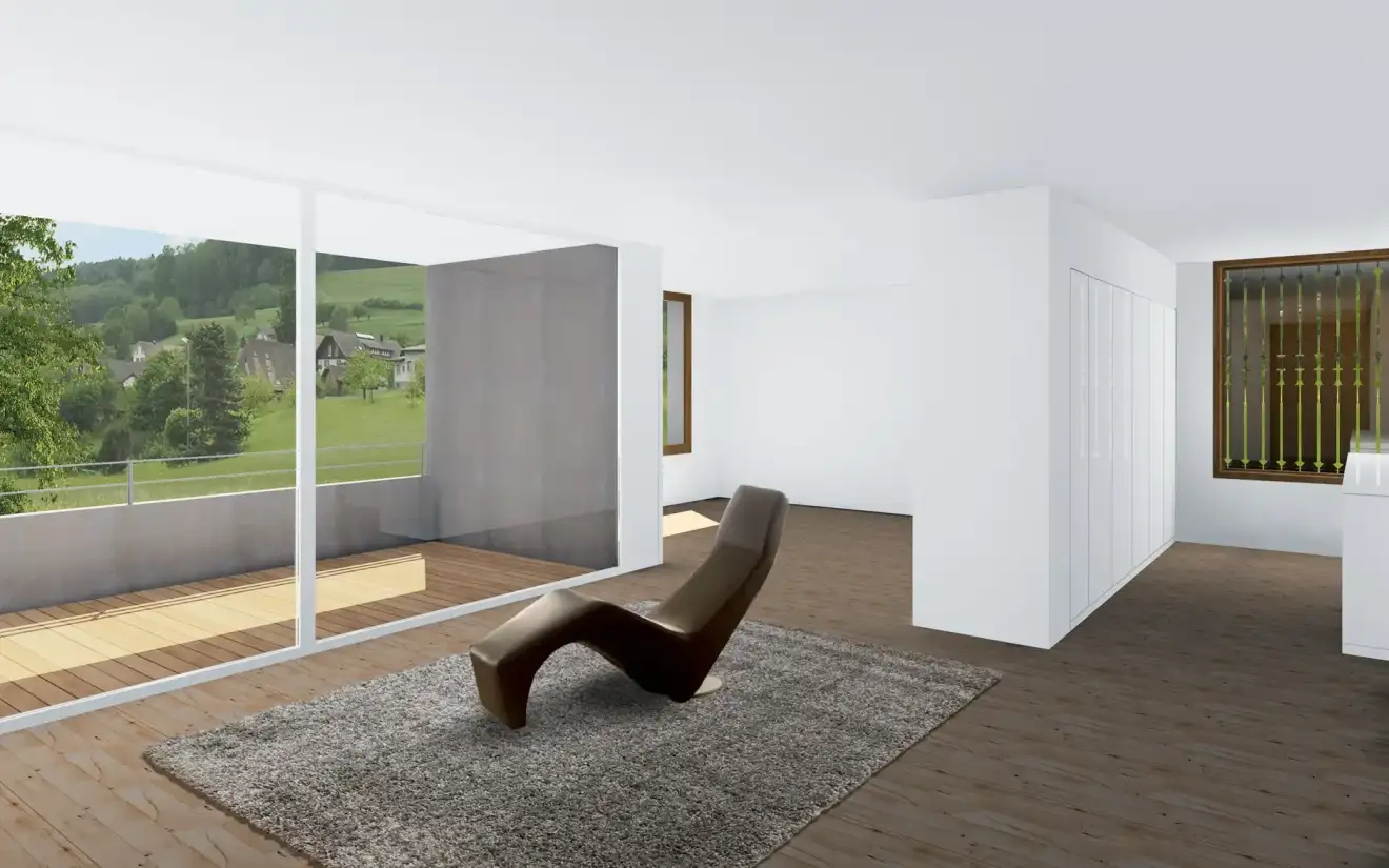 E67 Visualisierung Innen Wohnen