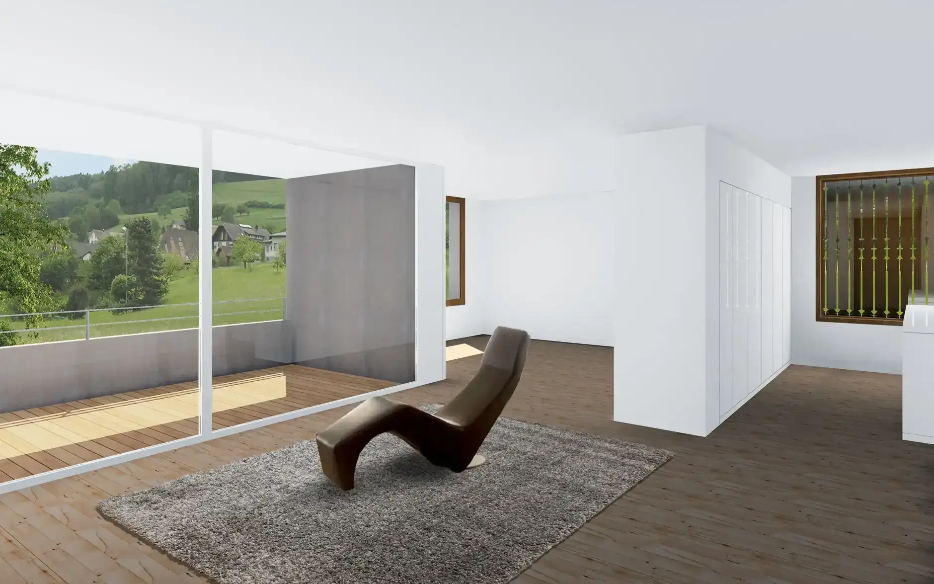 E67 Visualisierung Innen Wohnen