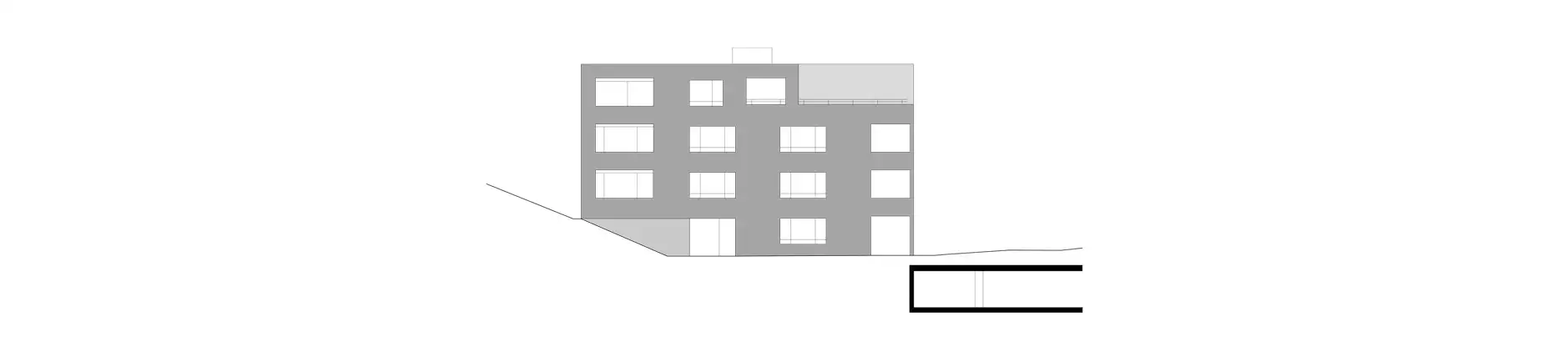 E81 HP Fassade Süd Typ A