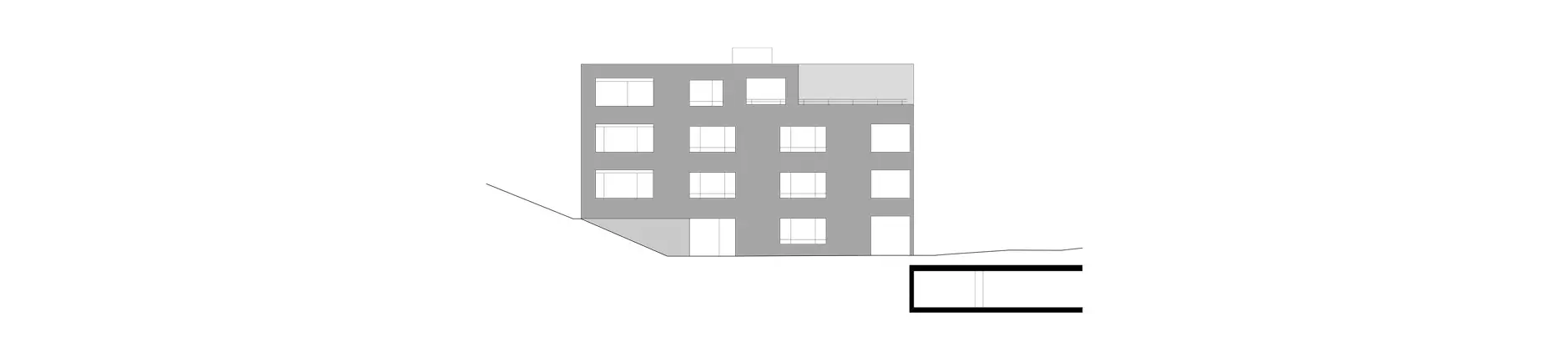 E81 HP Fassade Süd Typ A