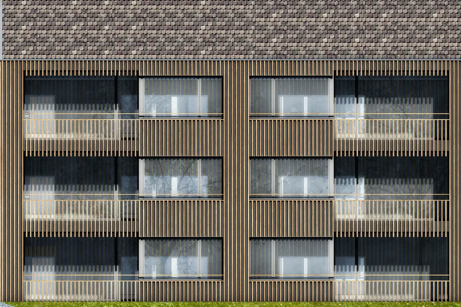E88 Visualisierung Aussen Fassade