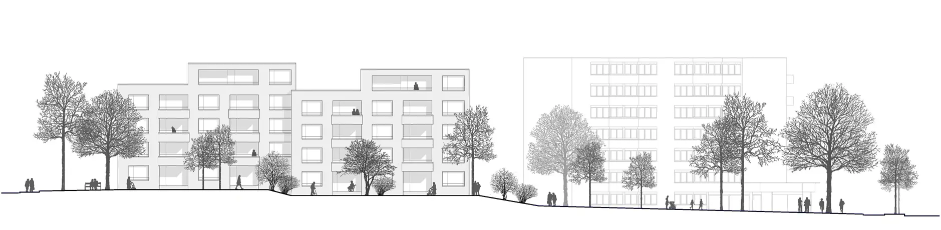 F61 HP Fassade West