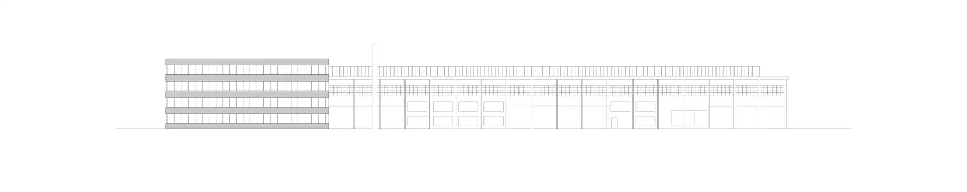 F68 HP Kopfbau Fassade Ost