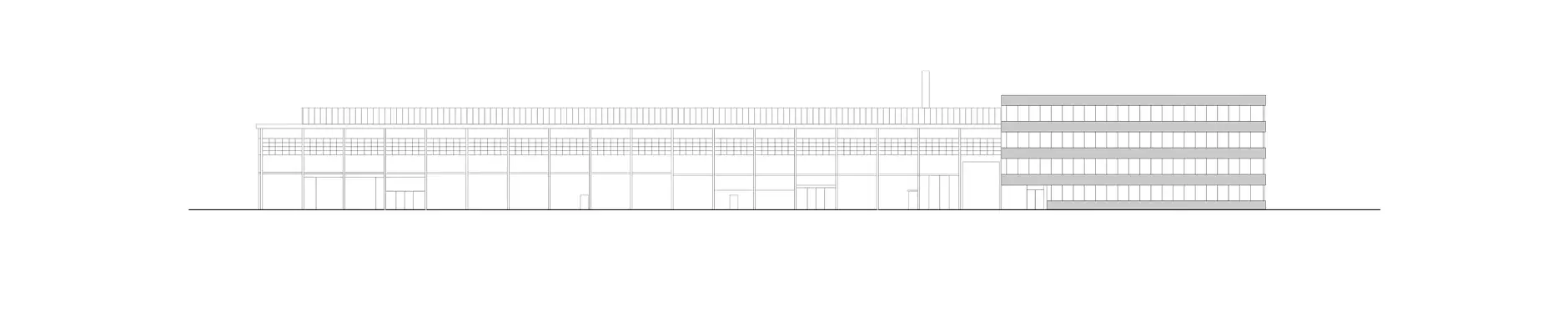 F68 HP Kopfbau Fassade West