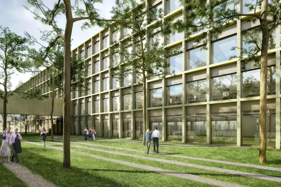 F72 Visualisierung Aussen Swissgrid Begrünung