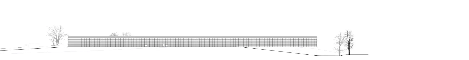 F84 HP Fassade Ost Stallgebäude