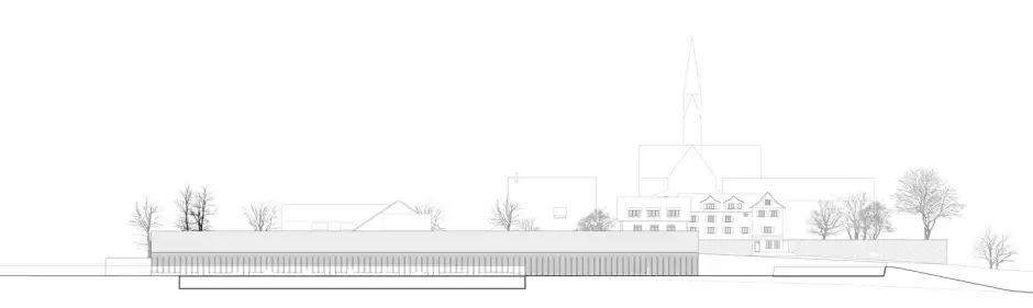 F84 HP Fassade West Stallgebäude