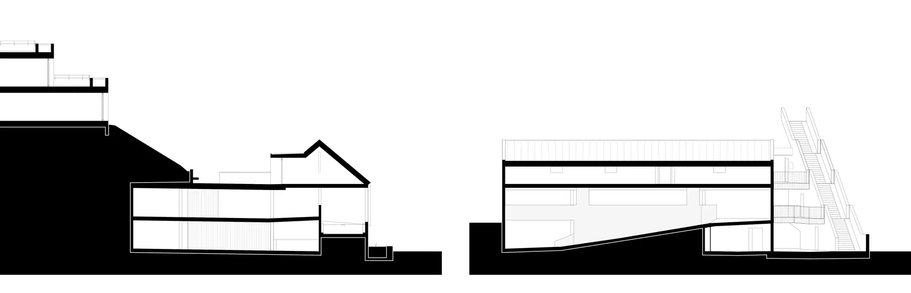 F98 HP Scheune Quer und Längsschnitt