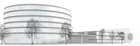 G08 HP Visualisierung Aussen Haupteingang