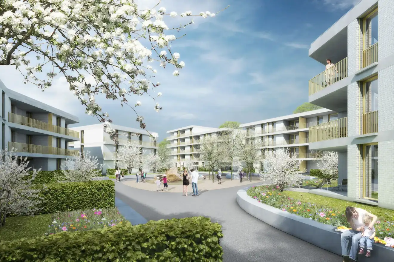 G15 Visualisierung Aussen Hof Spielplatz