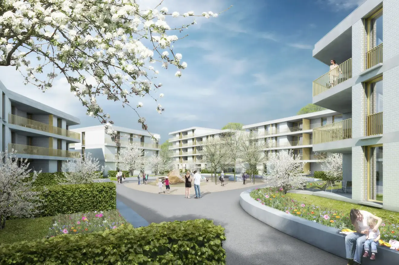 G15 Visualisierung Aussen Hof Spielplatz