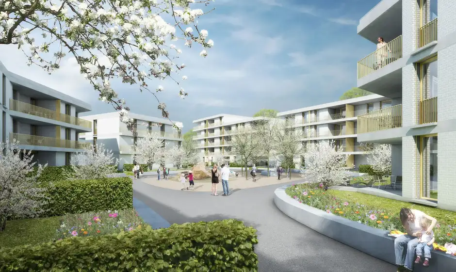 G15 Visualisierung Aussen Hof Spielplatz Teaser