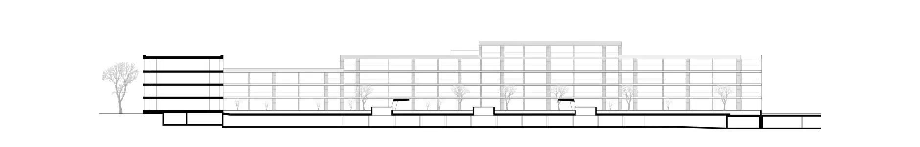G19 HP Querschnitt Haus 5 Fassade Südost 6 9