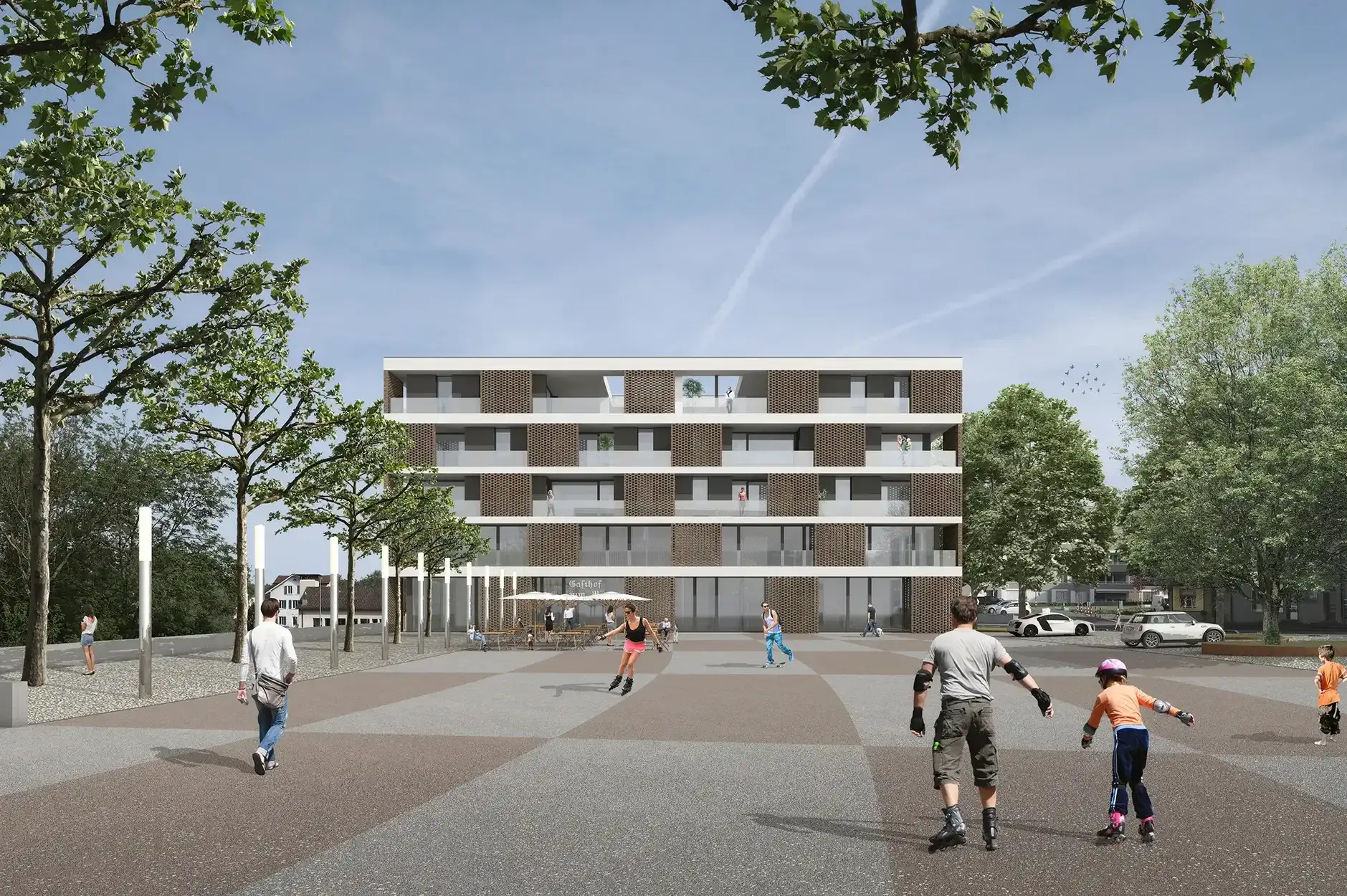 G39 Visualiserung Aussen Vorplatz