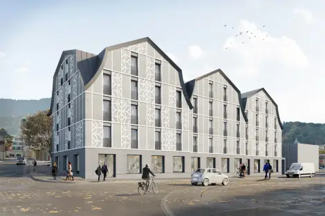 G46 Visualisierung Aussen Strasse