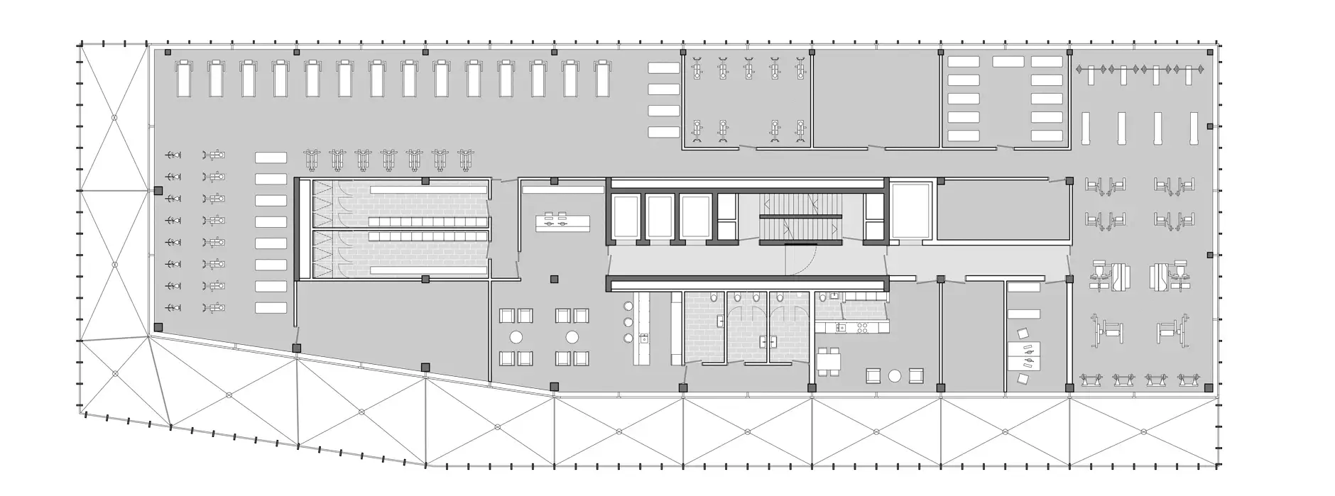 H11 HP Grundriss 1 Obergeschoss Gebäude XII