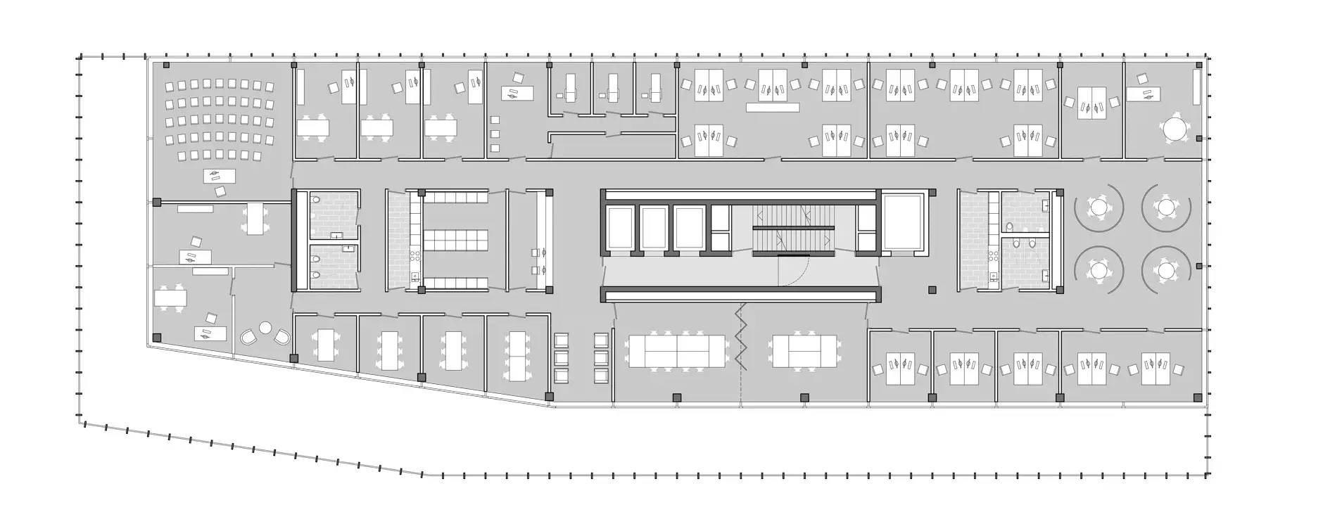 H11 HP Grundriss 2 Obergeschoss Gebäude XII