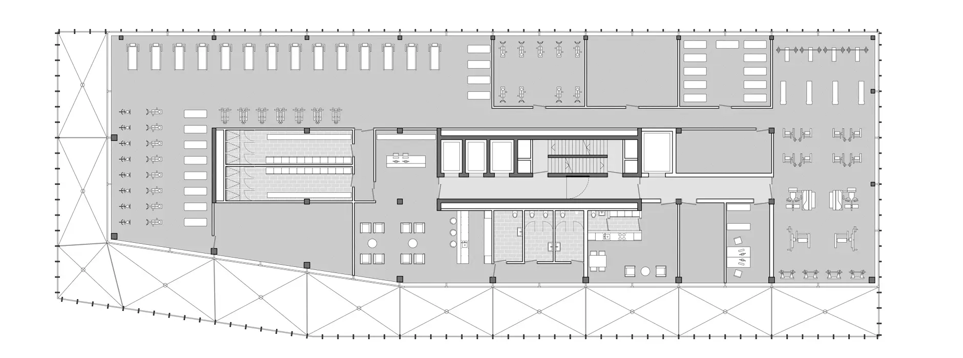H11 HP Grundriss 1 Obergeschoss Gebäude XII