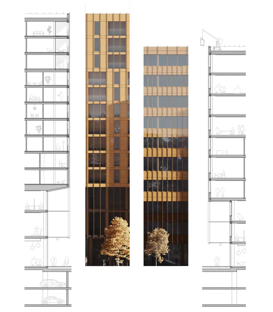 H11 HP Fassadenschnitt
