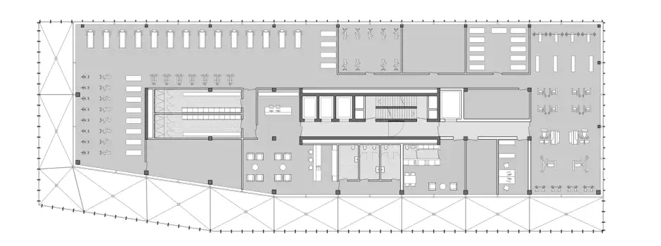 H11 HP Grundriss 1 Obergeschoss Gebäude XII