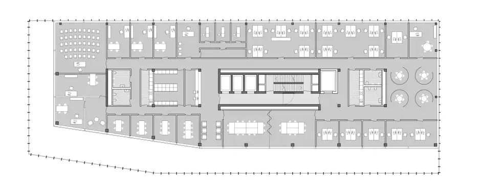 H11 HP Grundriss 2 Obergeschoss Gebäude XII