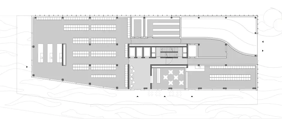 H11 HP Grundriss Erdgeschoss Gebäude XII
