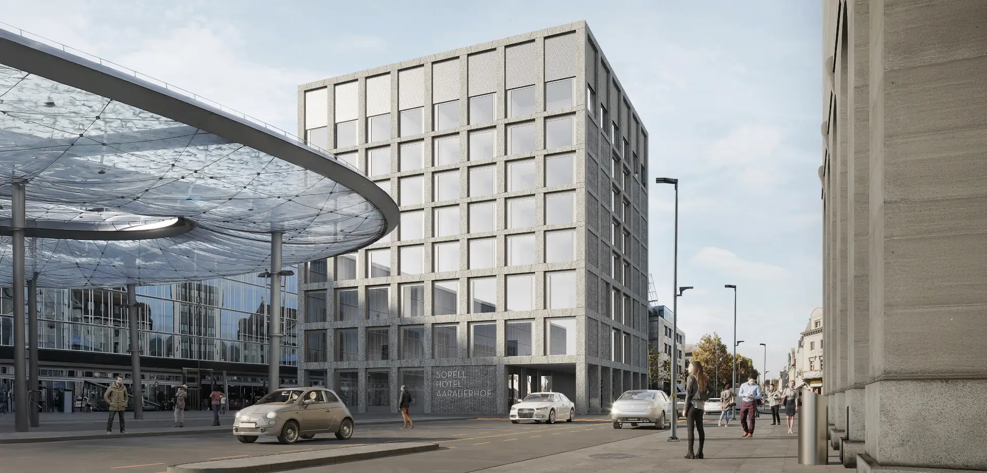 H13 Visualisierung Aussen Bahnhofstrasse Header