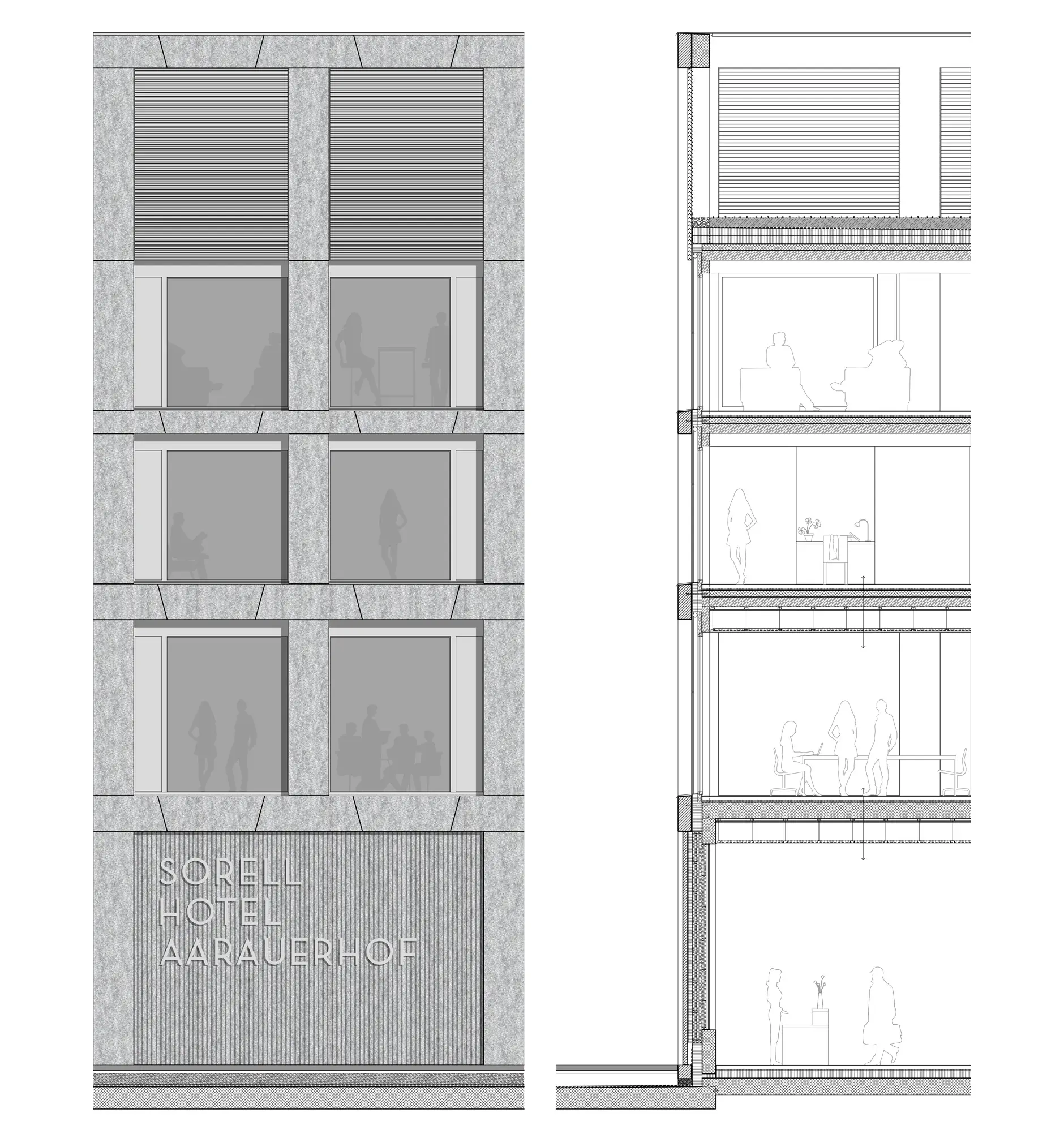 H13 HP Fassadenschnitt