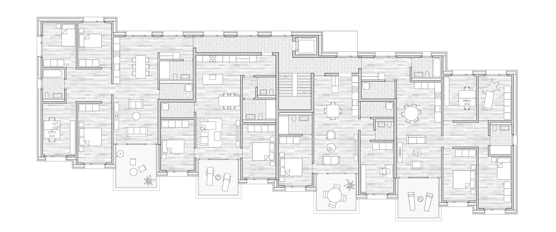 H30 A HP Grundriss Häuser A und C