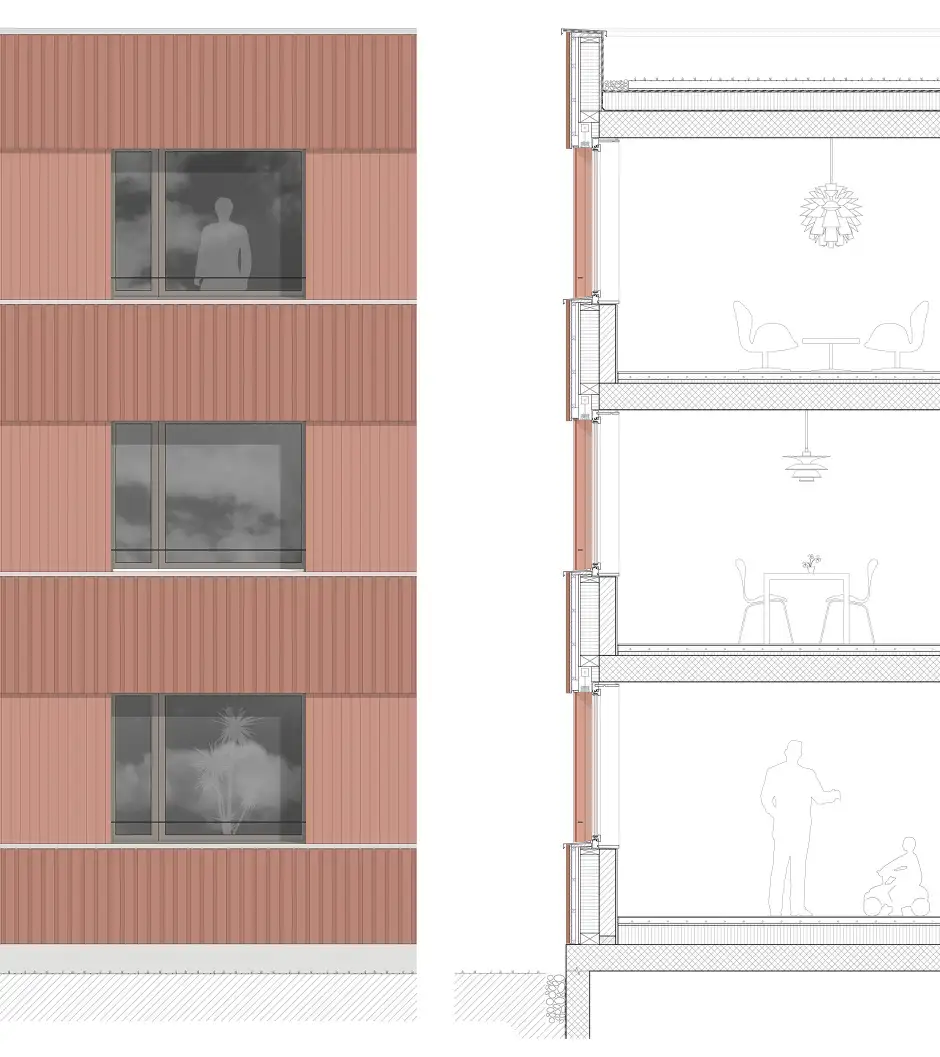 H30 A HP Fassadenschnitt