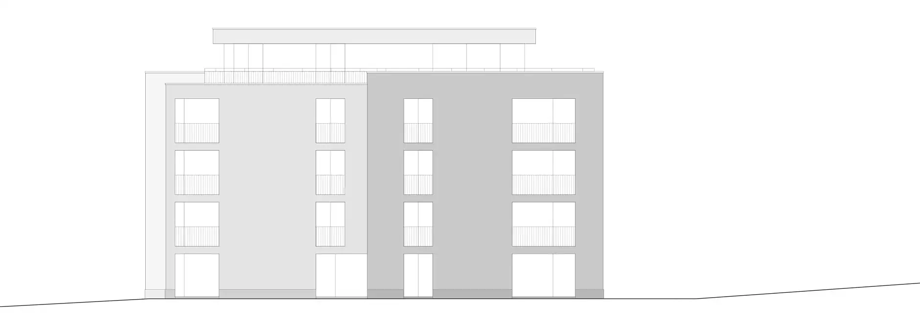 H32 HP Fassaden Nord und Süd
