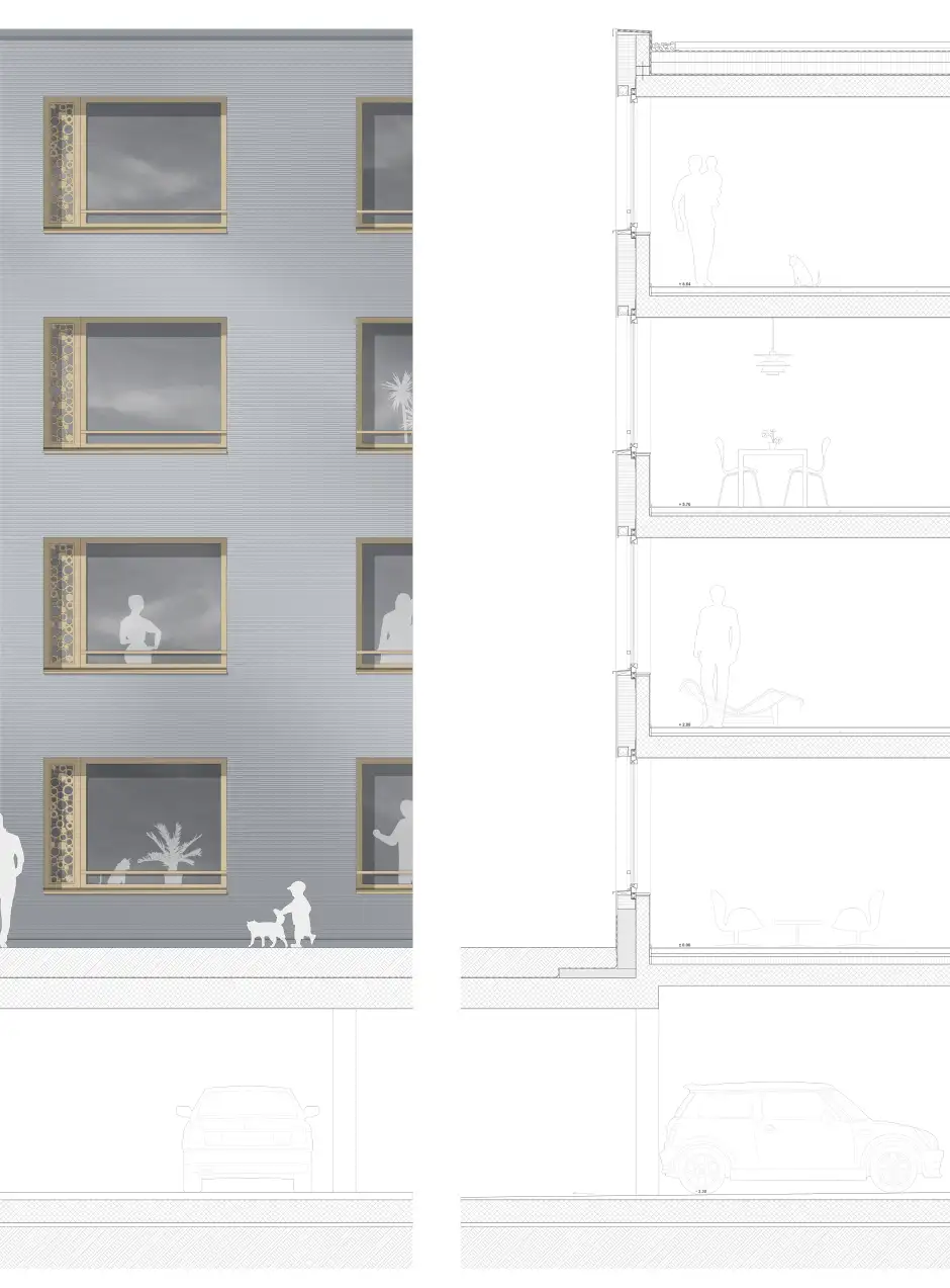 H36 HP Fassadenschnitt