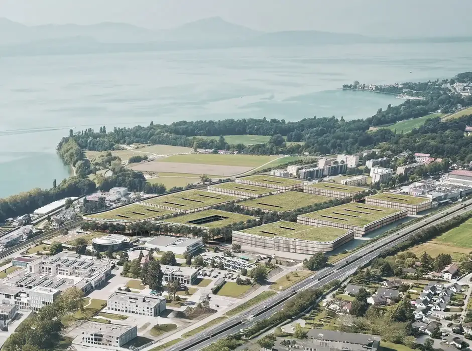 H55 Visualisierung Aussen Situation Vogelperspektive Teaser