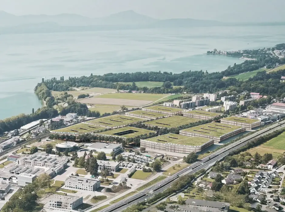 H55 Visualisierung Aussen Situation Vogelperspektive Teaser
