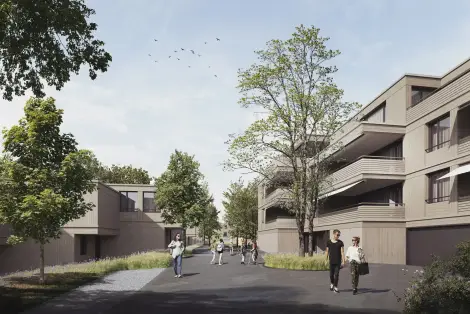 H56 Visualisierung Aussen Spielstrasse