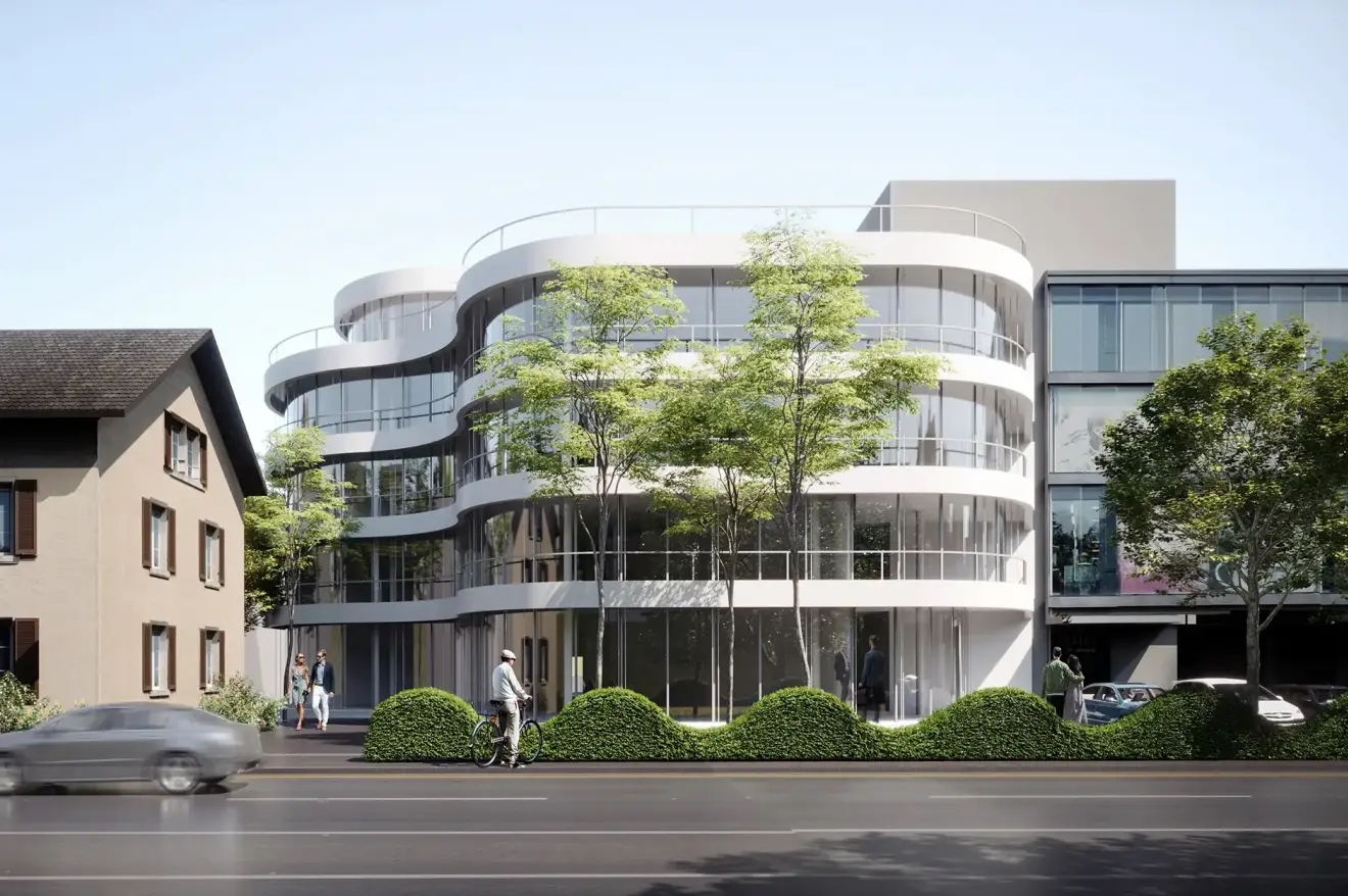 H61 Visualisierung Aussen Strasse