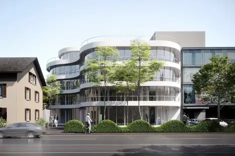 H61 Visualisierung Aussen Strasse