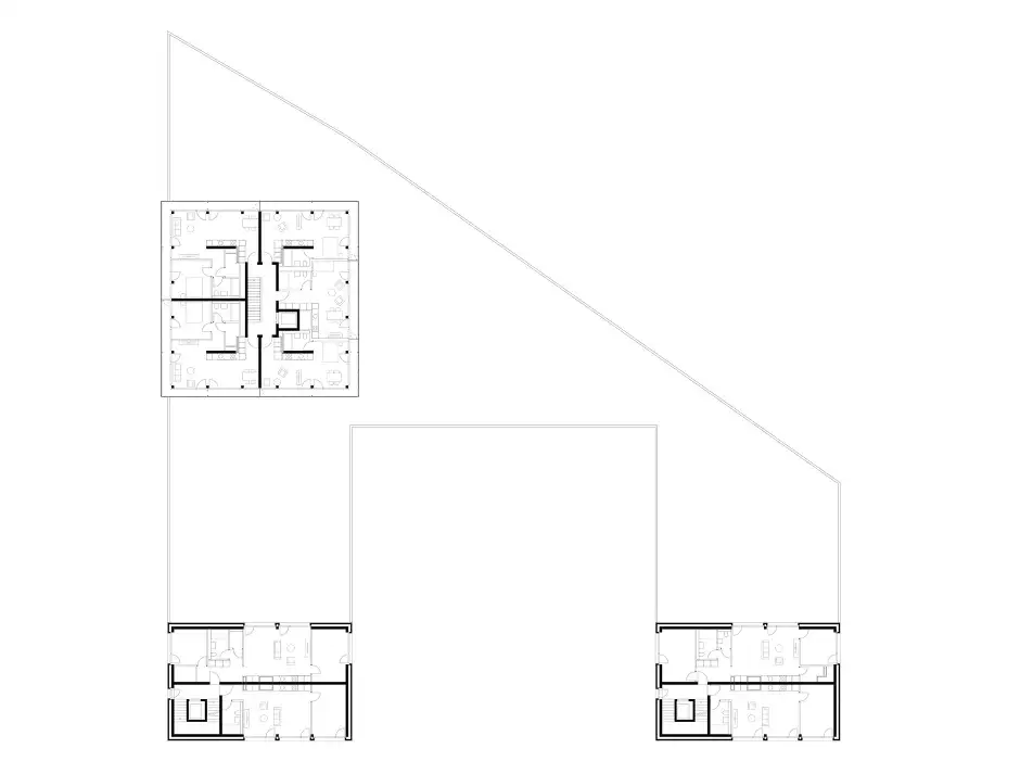 H66 HP Grundriss 2 bis 8 Obergeschoss