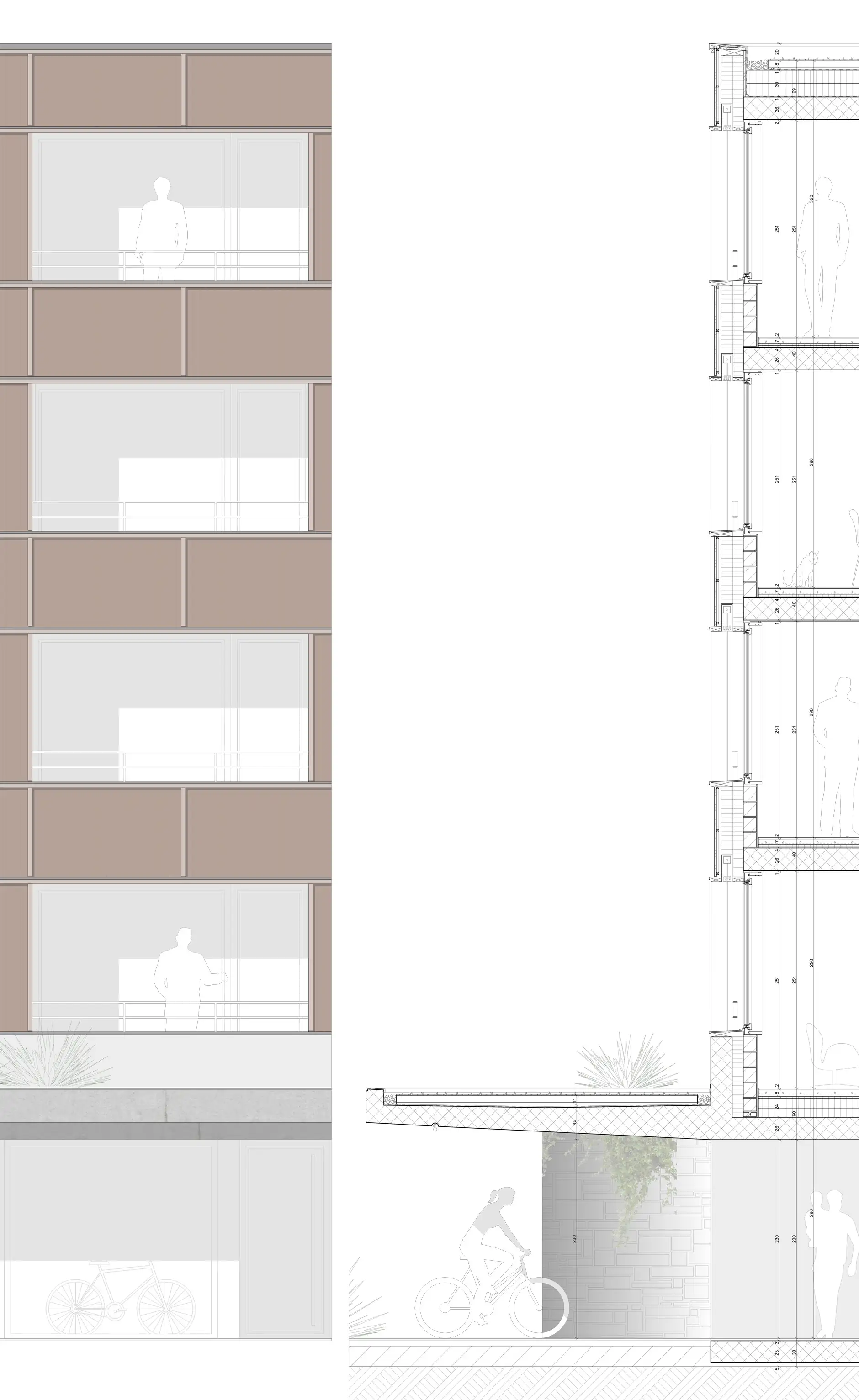 H68 HP Fassadenschnitt Haus E