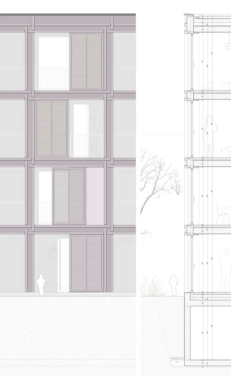 H68 HP Fassadenschnitt Haus F